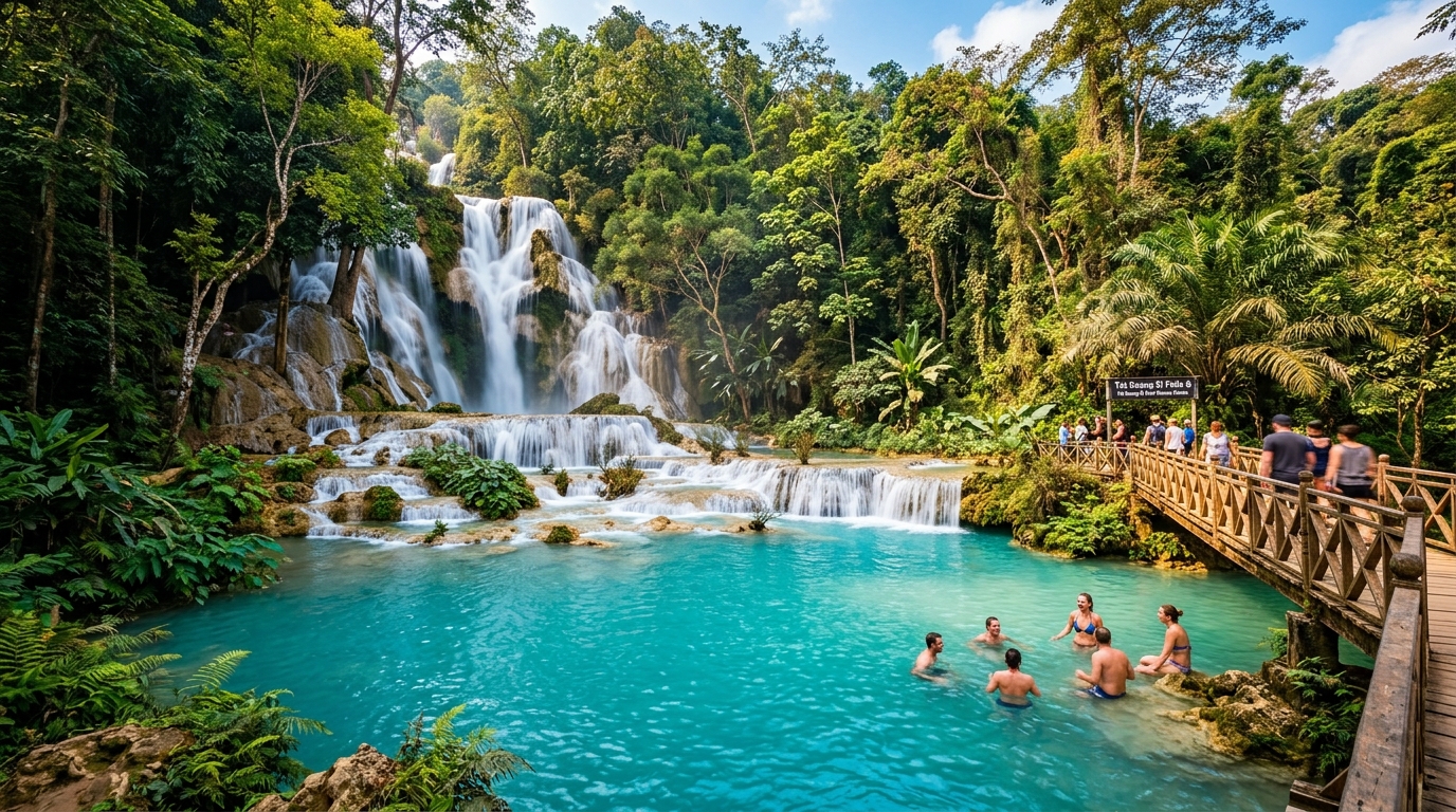 Day 2: Kuang Si Falls and the Bear Rescue Centre