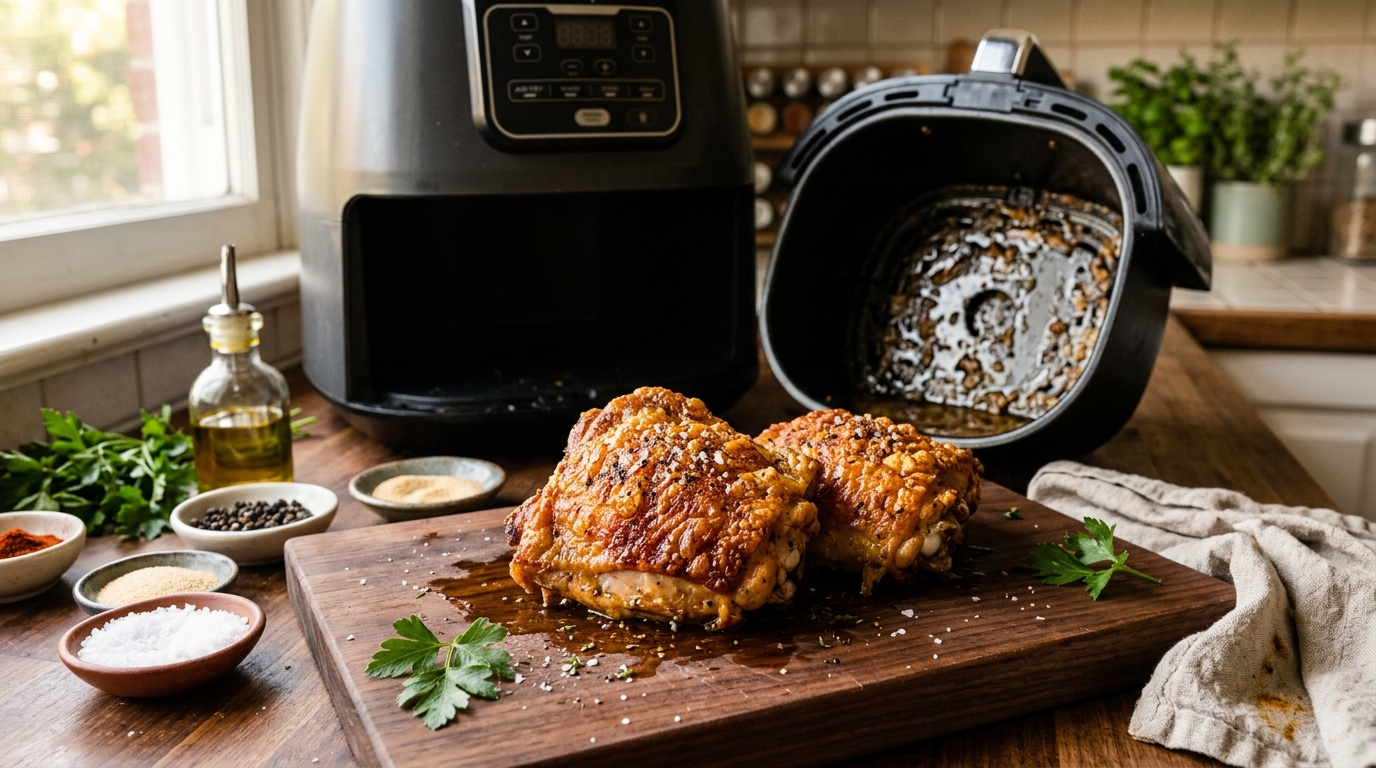 The Recipe That Started Everything: Crispy Garlic Chicken Thighs