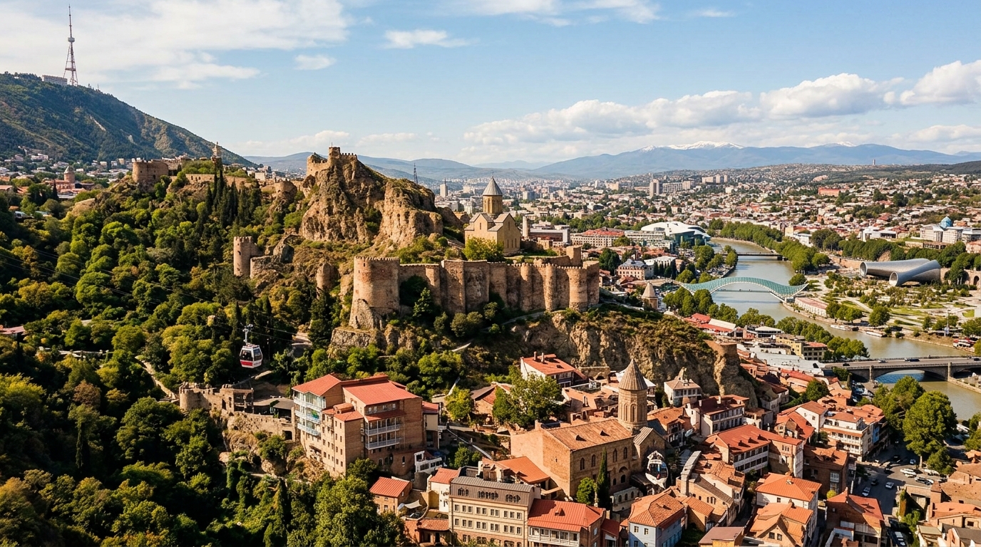 Day 2: Narikala Fortress, Wine Bars, and the Art Scene