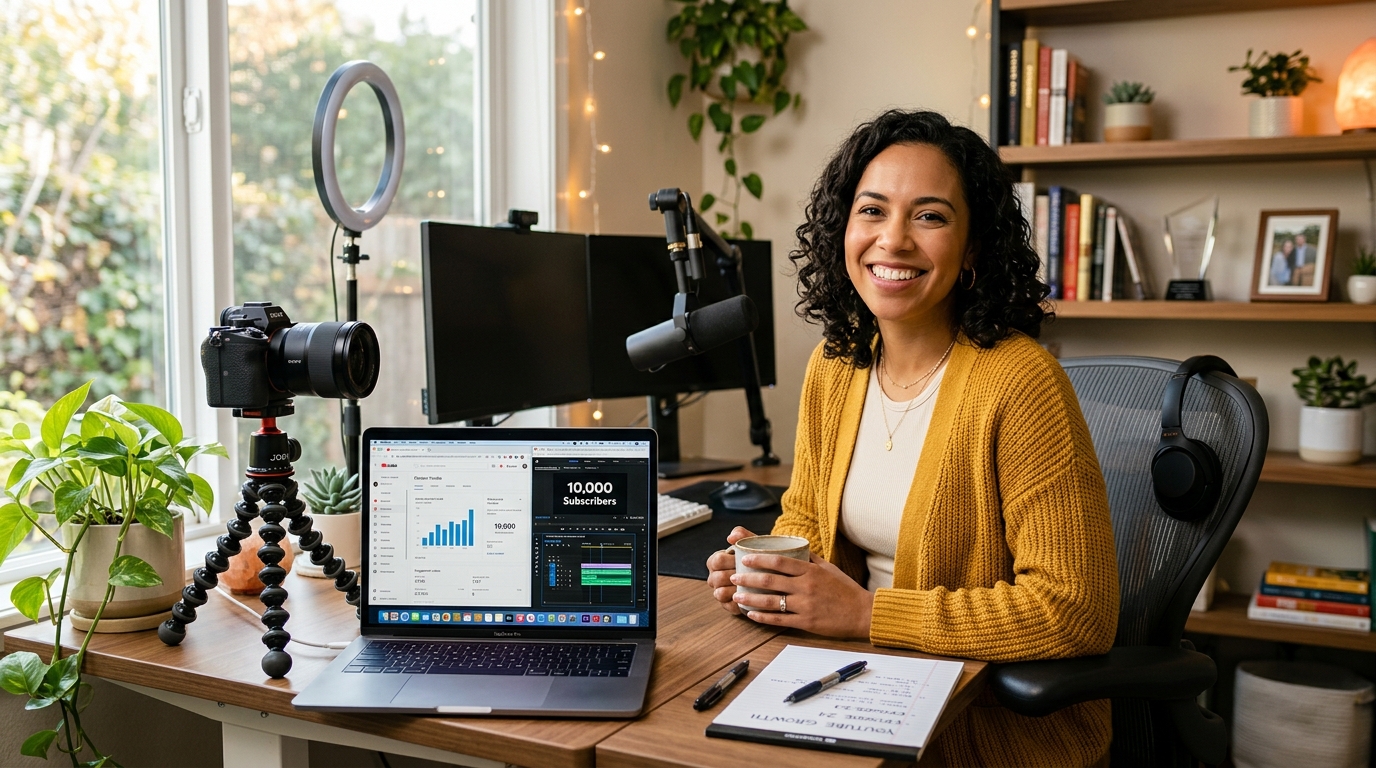 How I Built a YouTube Channel From Zero to 10K Subscribers While Working Full-Time
