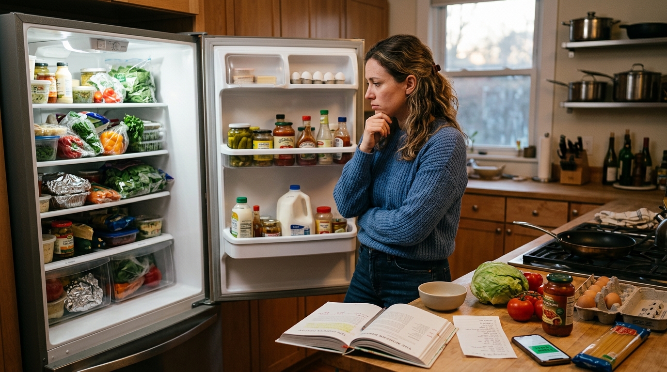 The Fridge-Full, Stomach-Empty Problem
