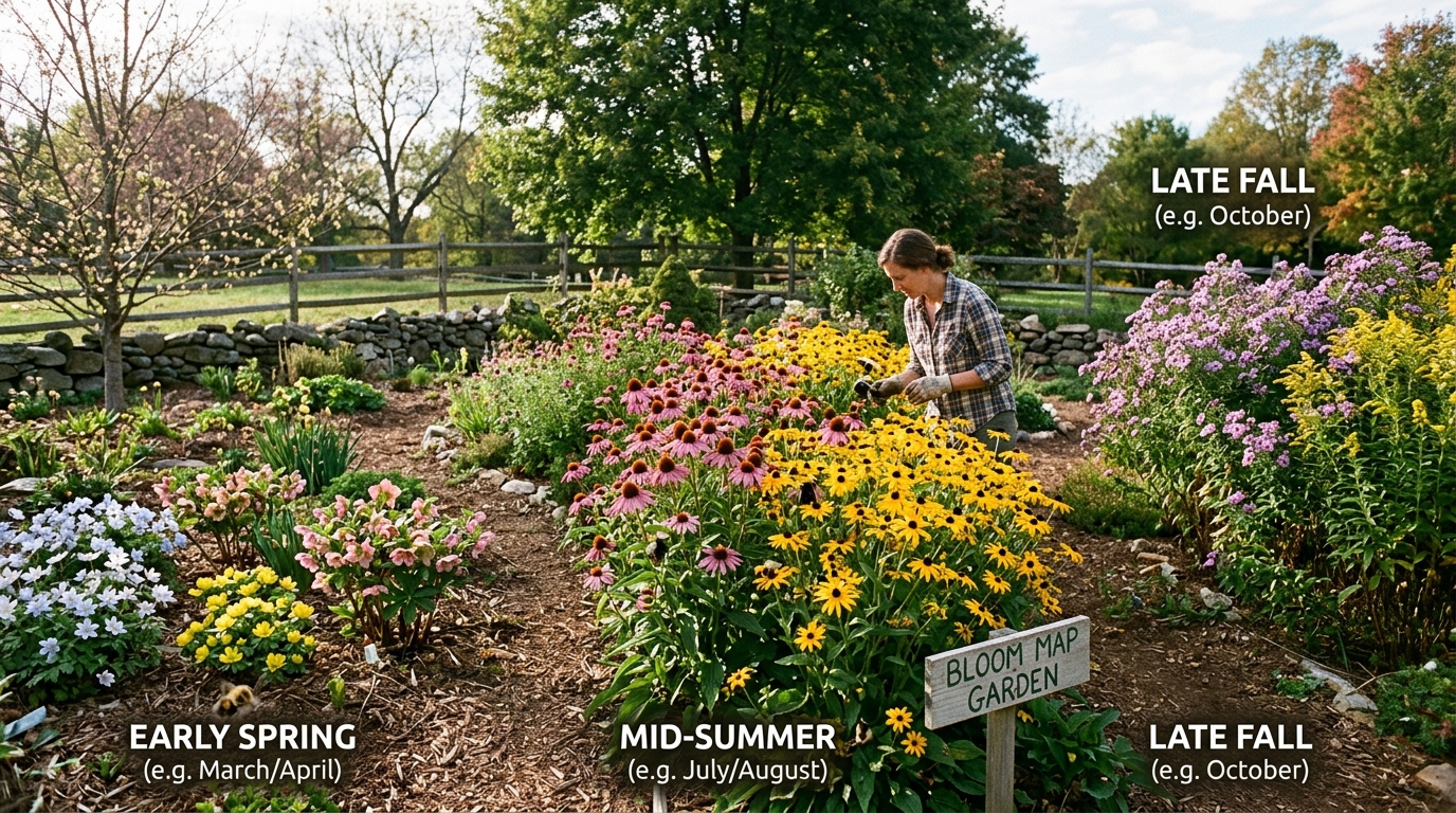 The Three-Season Bloom Map