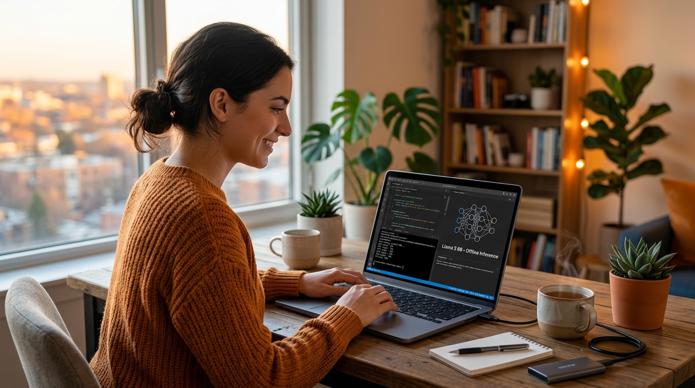 Running AI Models Offline on My Laptop — What Actually Works