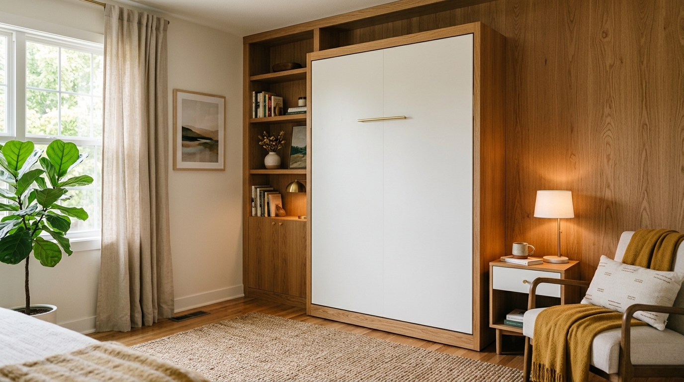 How I Built a Murphy Bed for Our Guest Room in One Weekend