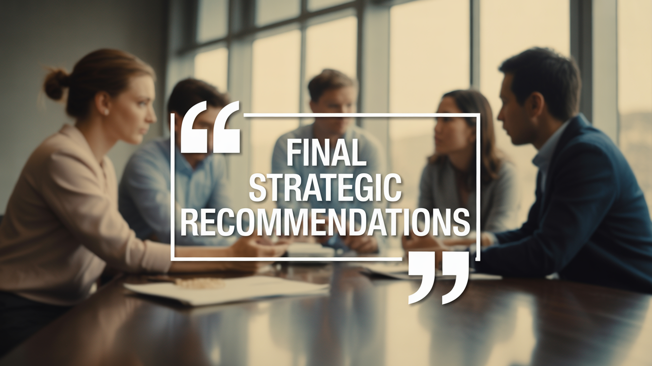 Final Strategic Recommendations