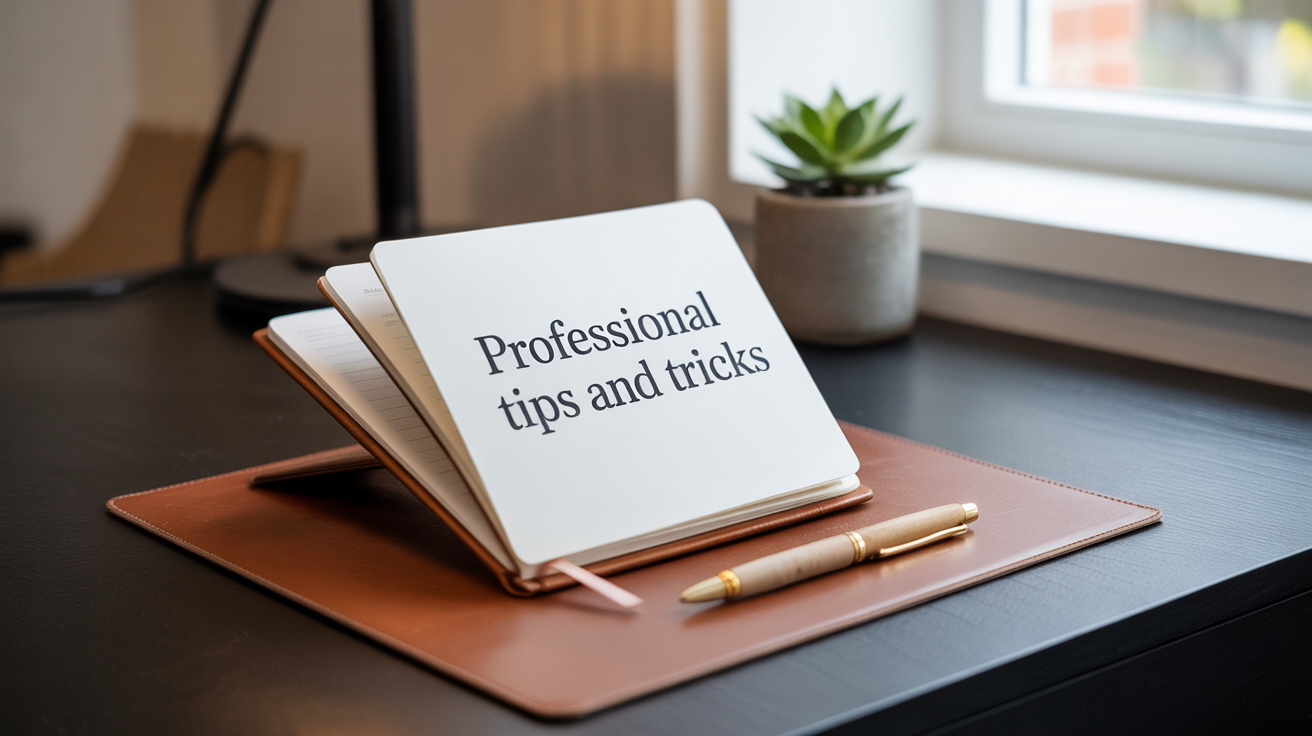 Professional Tips and Tricks