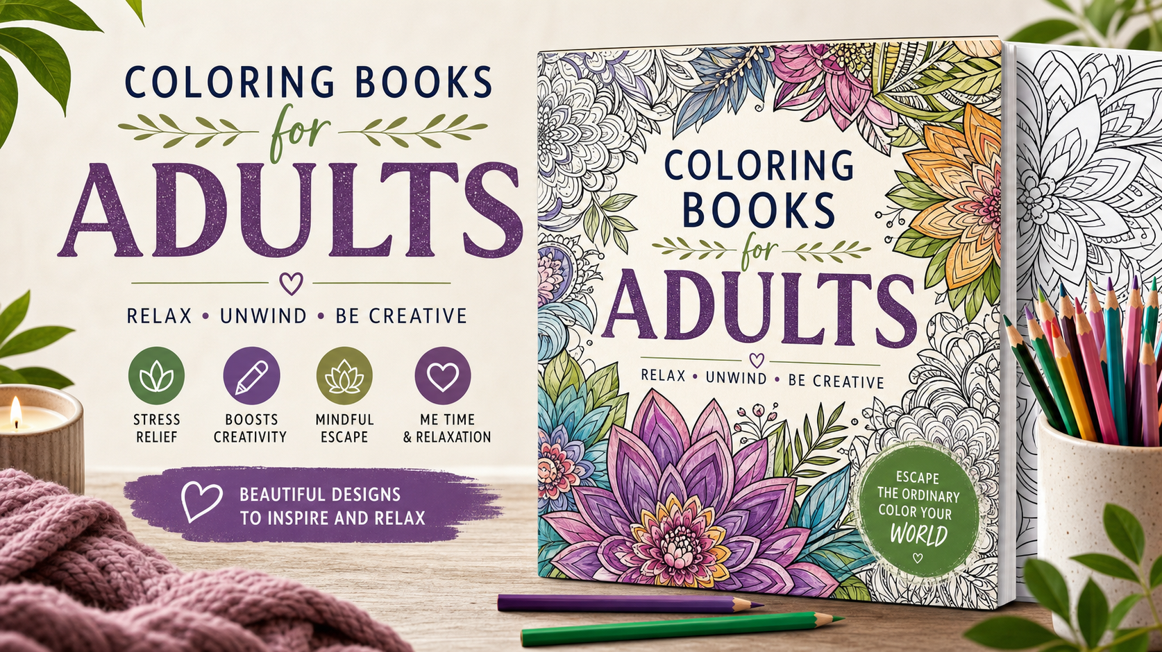 Coloring books for adults