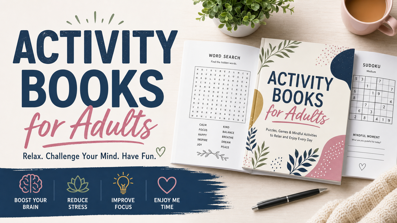Activity Books for Adults