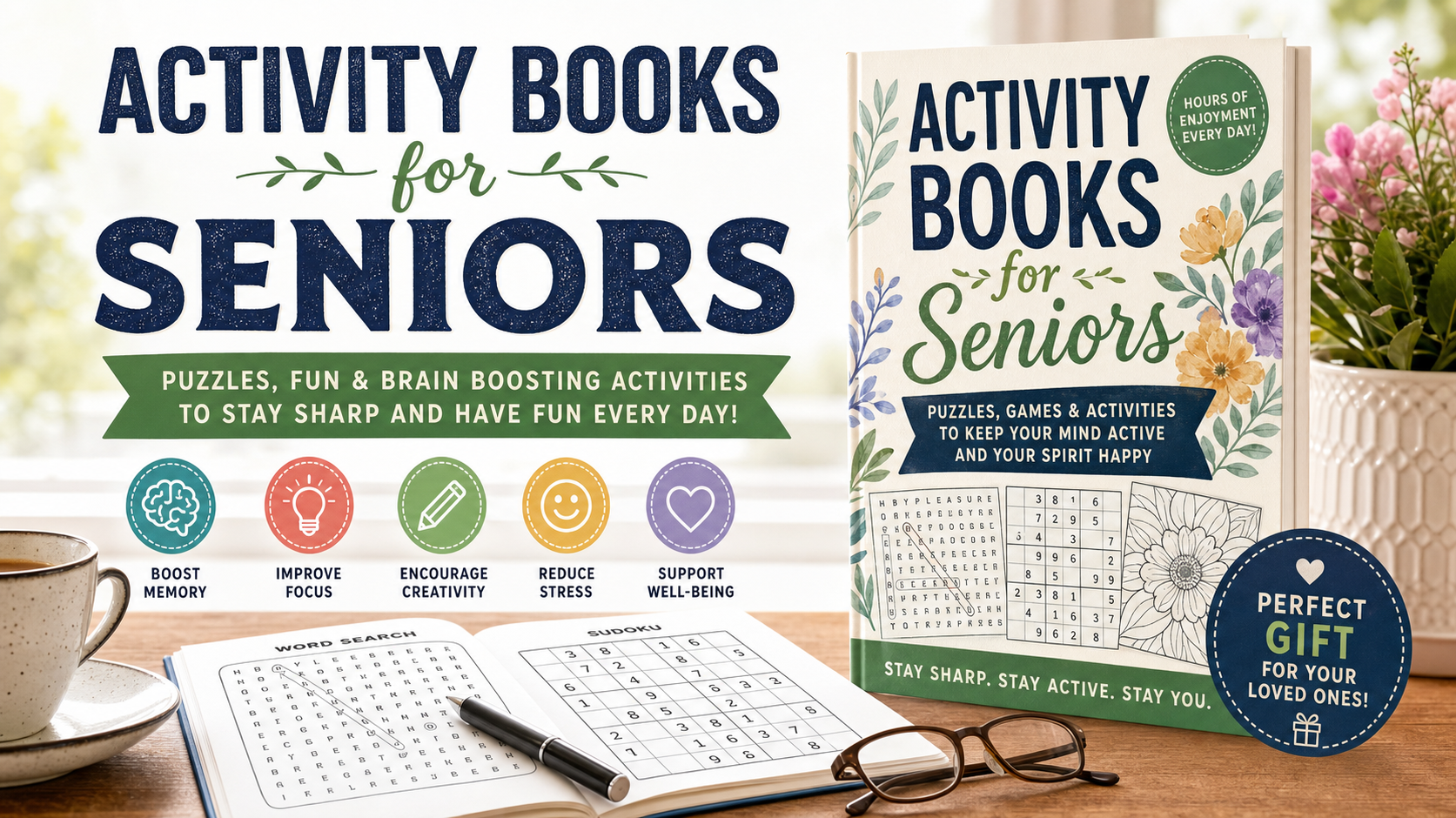 Activity Books for Seniors