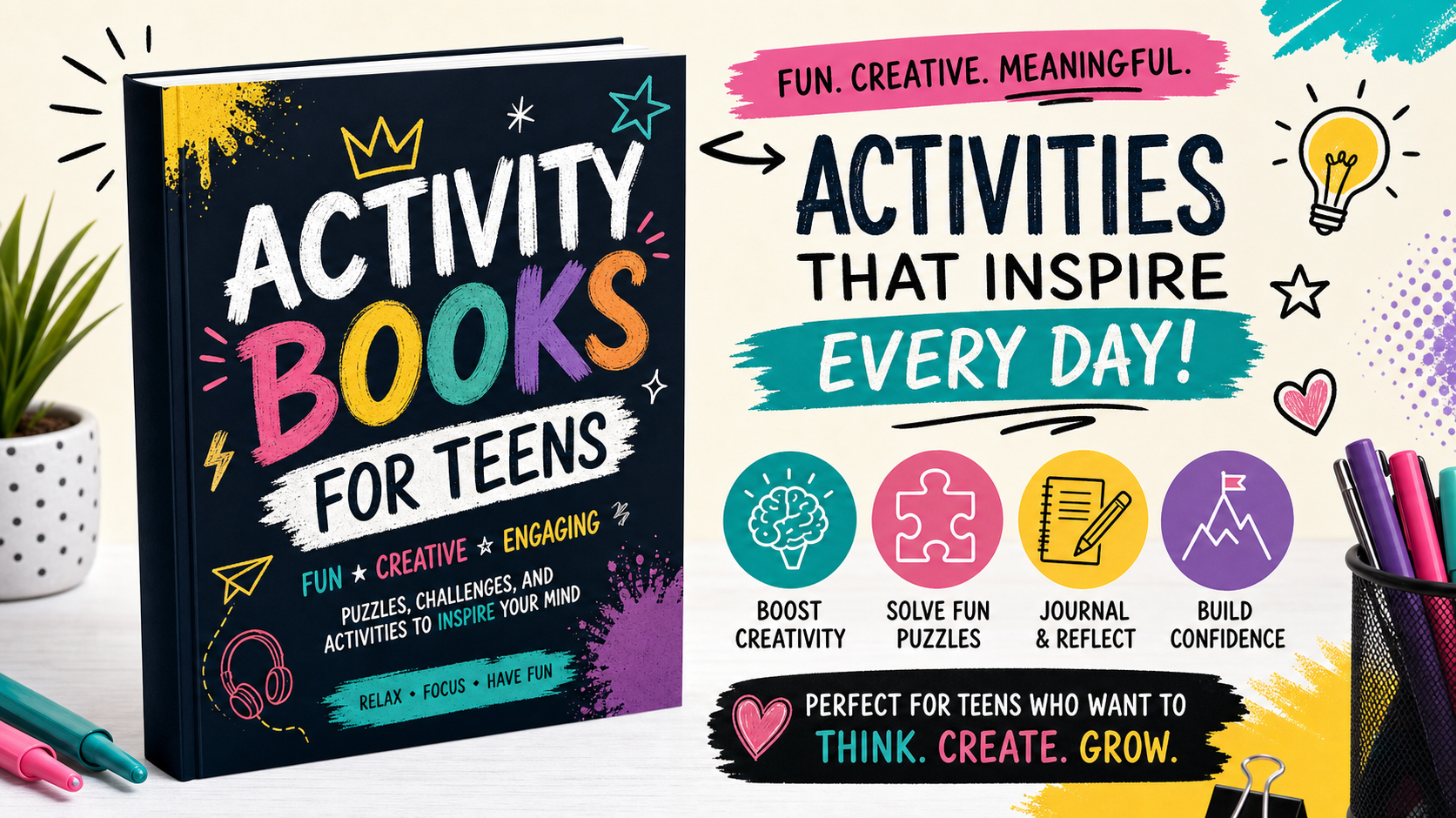 Activity Books for Teens