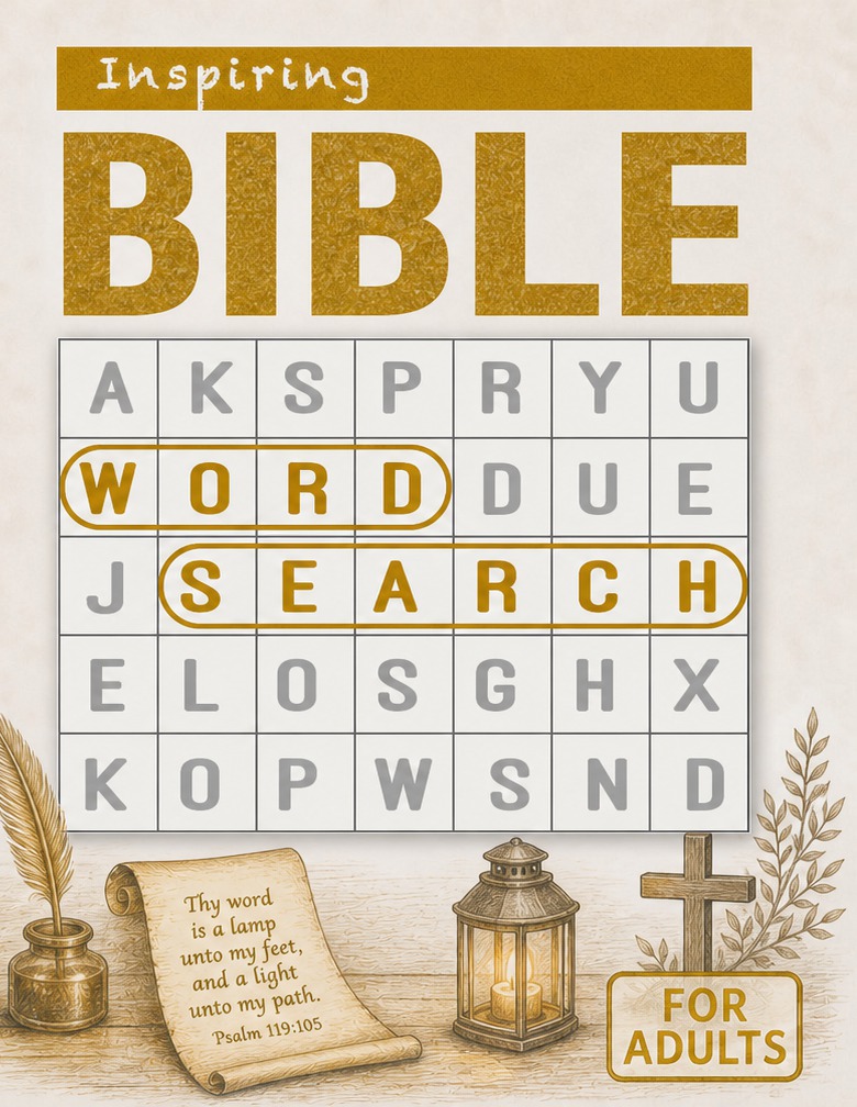 Inspiring Bible Word Search for Adults