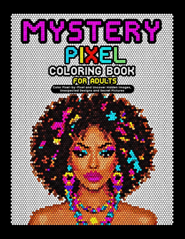 Mystery Pixel Coloring Book for Adults