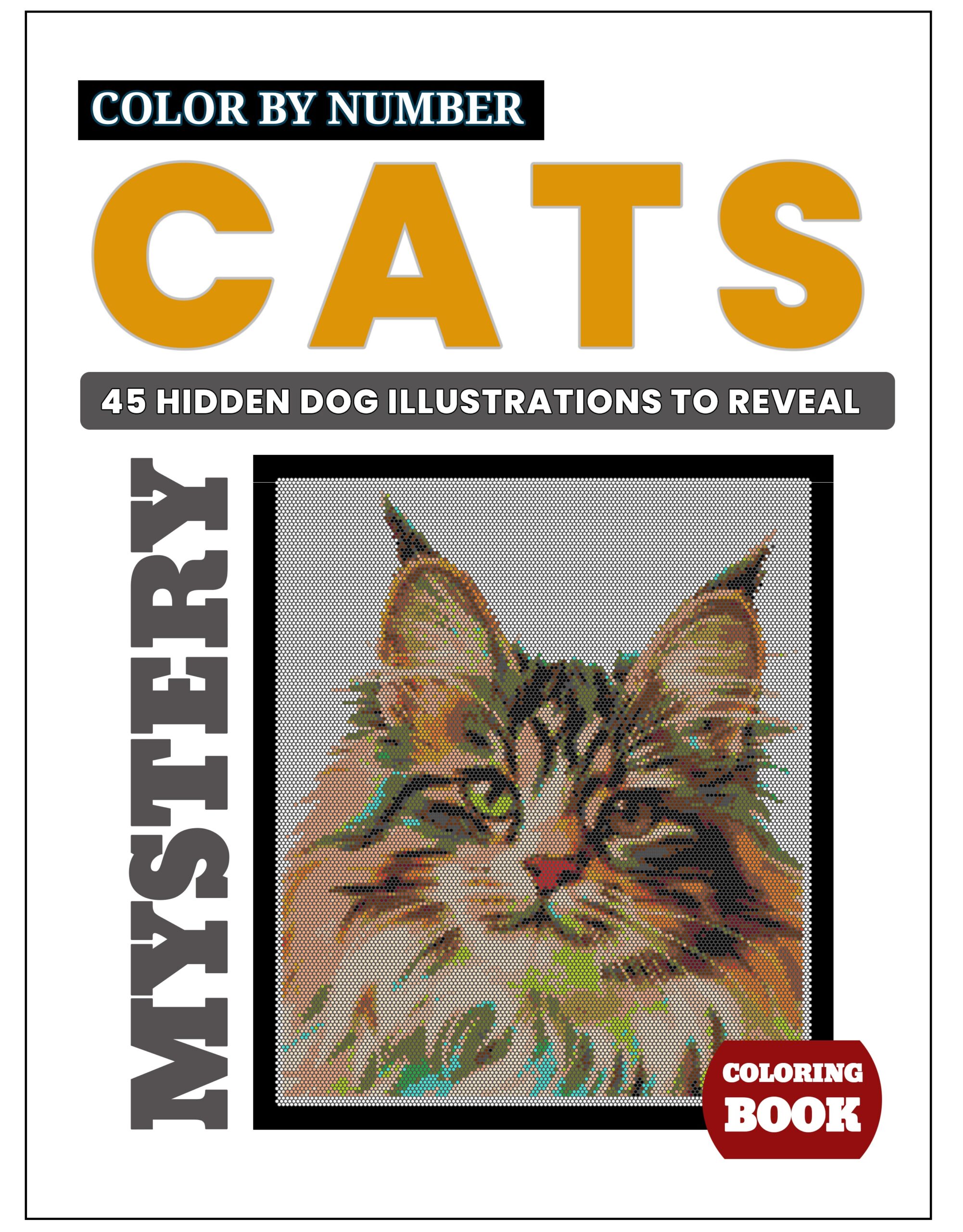 Mystery Cats Color by Number