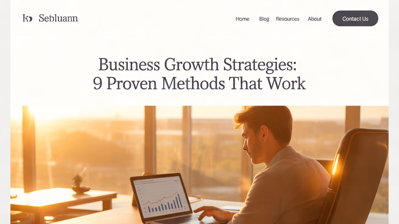 Business Growth Strategies: 9 Proven Methods That Work